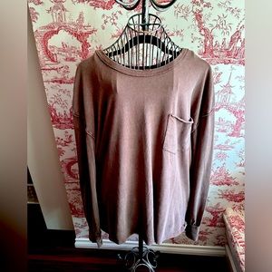 Long sleeve boyfriend T-shirt